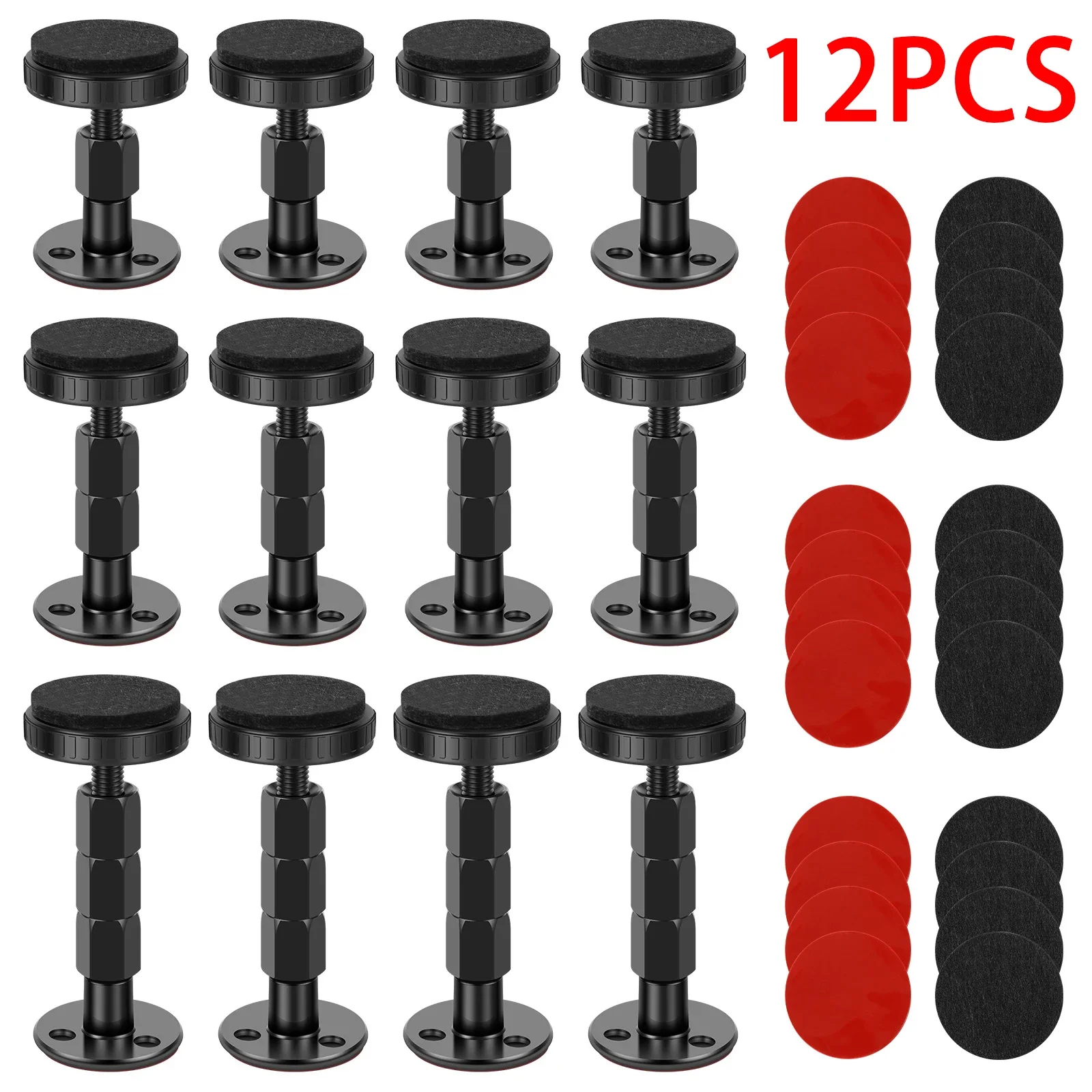 For Adjustable Threaded Headboard Stopper Bedside Cabinet Sofa Funiture Stabilizer Fixator 12 Pcs Bed Frame Anti Shake Tool