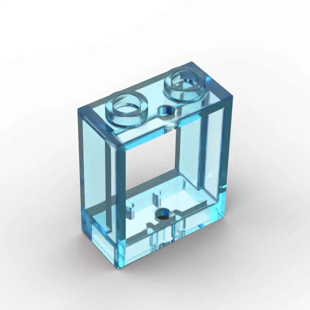 MOC 10PCS Parts Bricks 60592 Window Flat 1x2x2 Front Building Blocks Set House Particle Puzzle DIY Toys Children Birthday Gifts