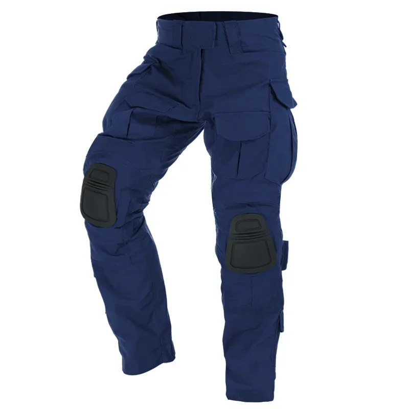 Pantalones tácticos de Paintball con rodilleras para hombre, ropa de caza, equipo de camuflaje, Multicam CP