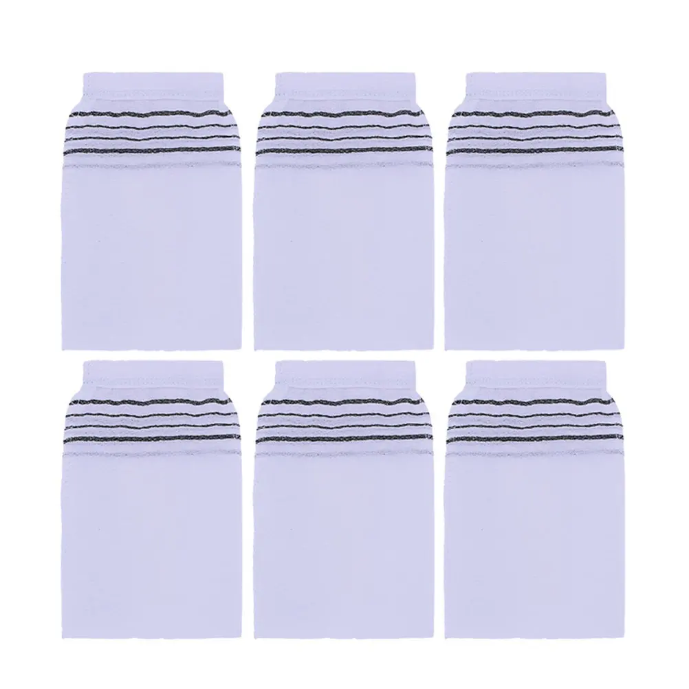 

10pcs Bath Gloves Artificial Silk Portable Thickening Sauna Wash Towel For Exfoliating Body Scrub Dead Skin Removal Travel Home