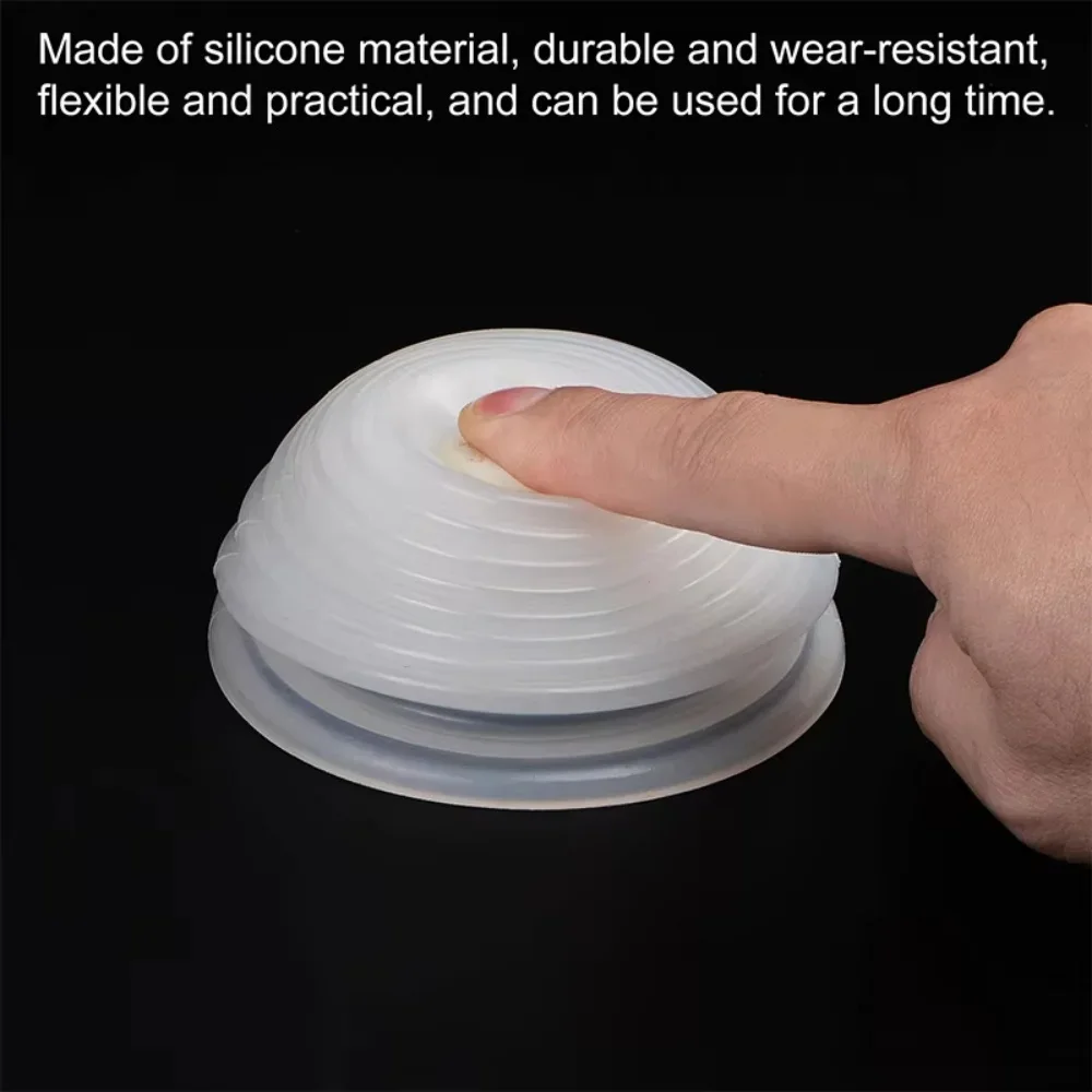 Splash Guard Dust Collector Bowl For Drilling Tasks Plastic And Sponge Construction Rubber Non-slip Pads Black