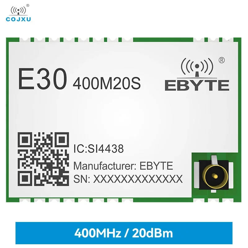 

SI4438 Cojxu радиочастотный модуль 433/470 МГц SPI 2,5 км большой диапазон 20 дБм SMD GFSK беспроводной релейный приемник