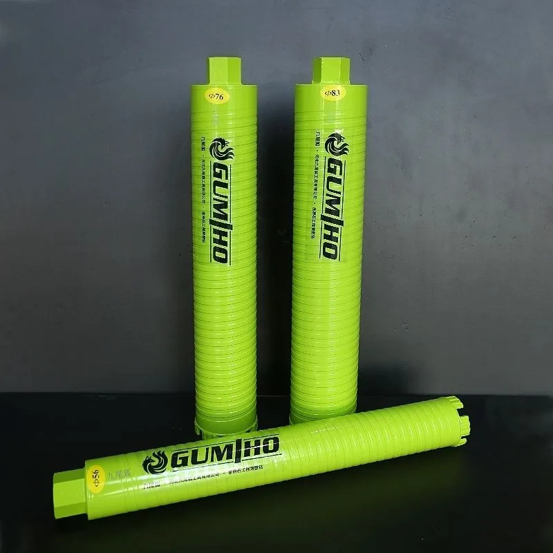 Diamond Threaded Water Drill Bit Encrypted Thread Chip Groove Quickly Core Bit Pipeline Stone Material Multifunctional Tool