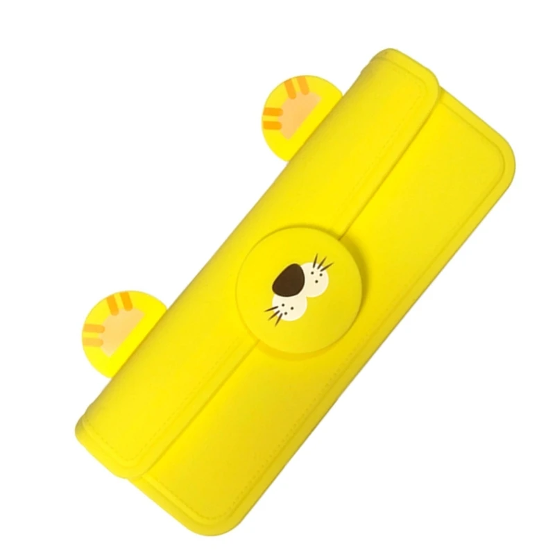 Silicone Pen Case Pen Holder Cartoon Pen Box Large Capacity Pen Pouches 96BA