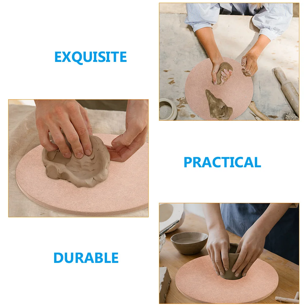 Clay Soil Sculpture Base Ceramic Plate Material Making Pottery Wheel Bat Drying Wood Sculpting Office