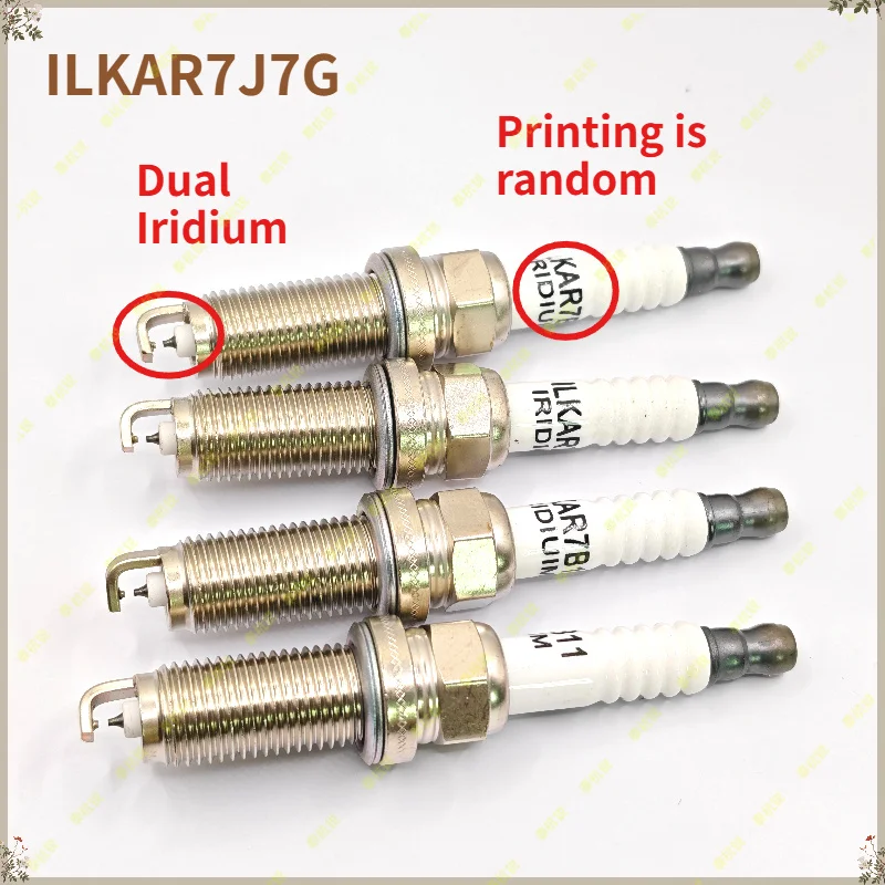 ILKAR7J7G 91121 Iridium Platinum Spark Plug For Renault Captur 2015-2020 Kadjar Qashqai 1.2T Smart 0.9T 224019133R