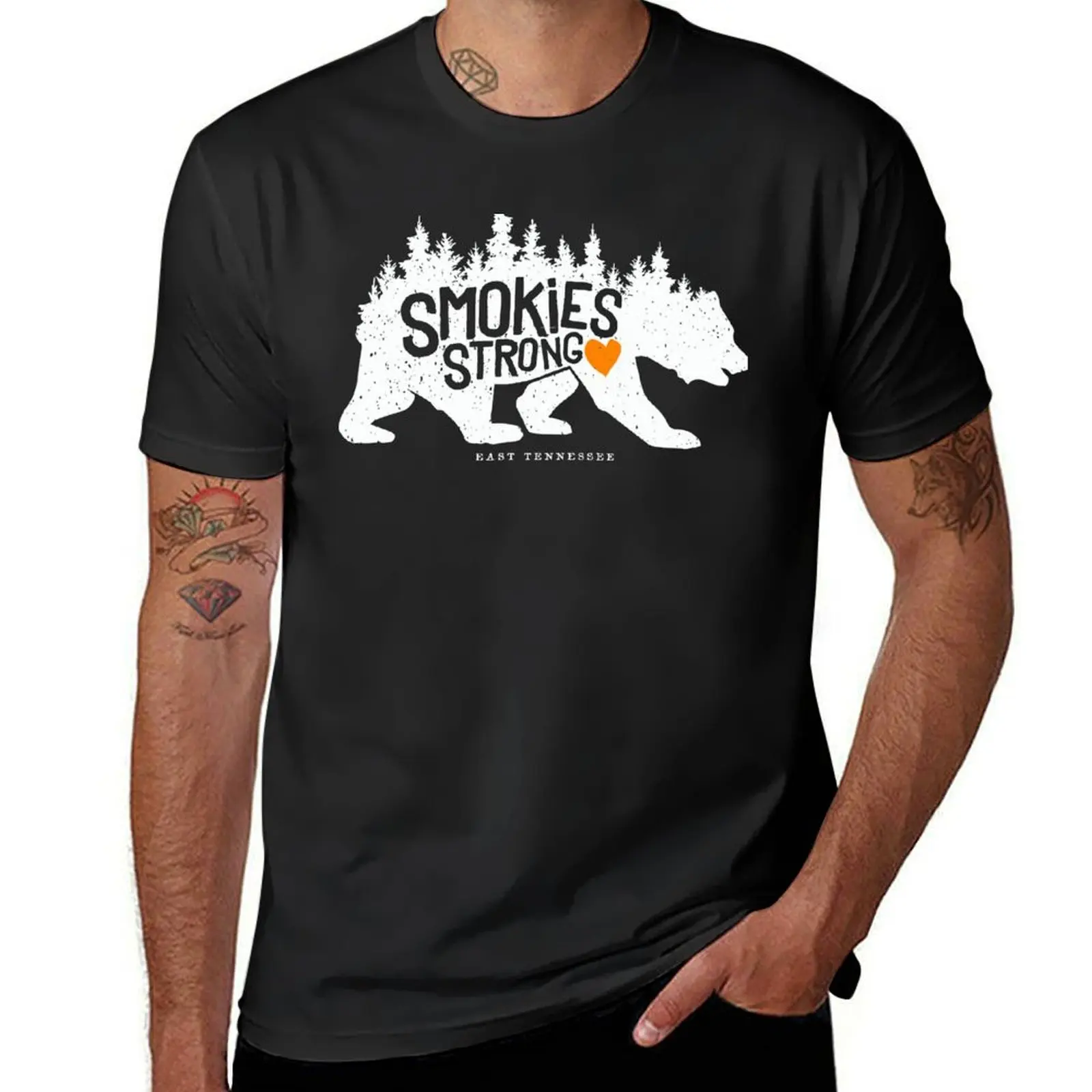 Smokies strong new shirt T-Shirt summer clothes essential t shirt graphic shirts customs design your own men workout shirt