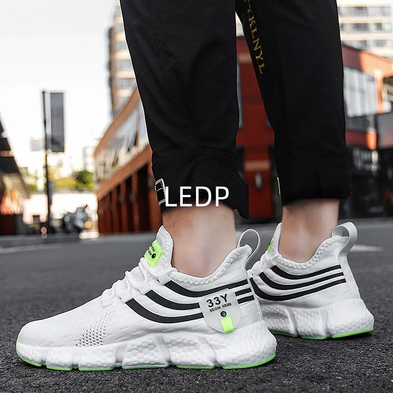 Men's Sneakers New In Summer Couple Shoes Round Toe Casual Fashion Fly Weave Breathable Running Shoes Best Sellers In Products