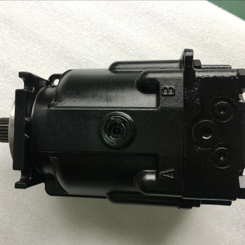

Piston pump for concrete mixing, plunger motor