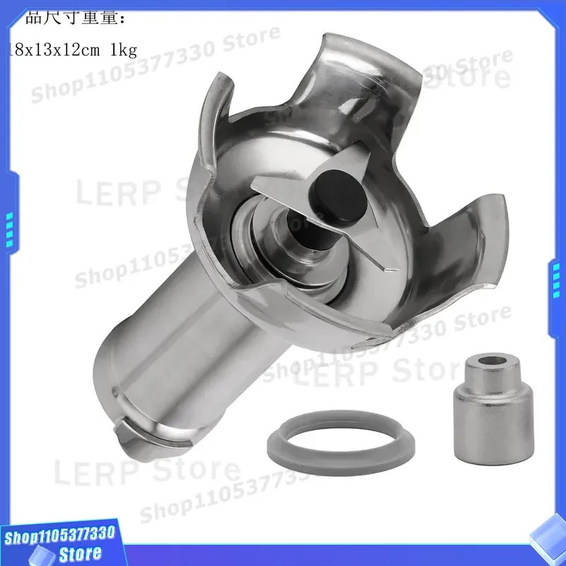 Stainless Steel Bell Cover Assembly 39335 for Robot Coupe MP450 MP350 Turbo Mixer with Liquid Conversion Card Replacement