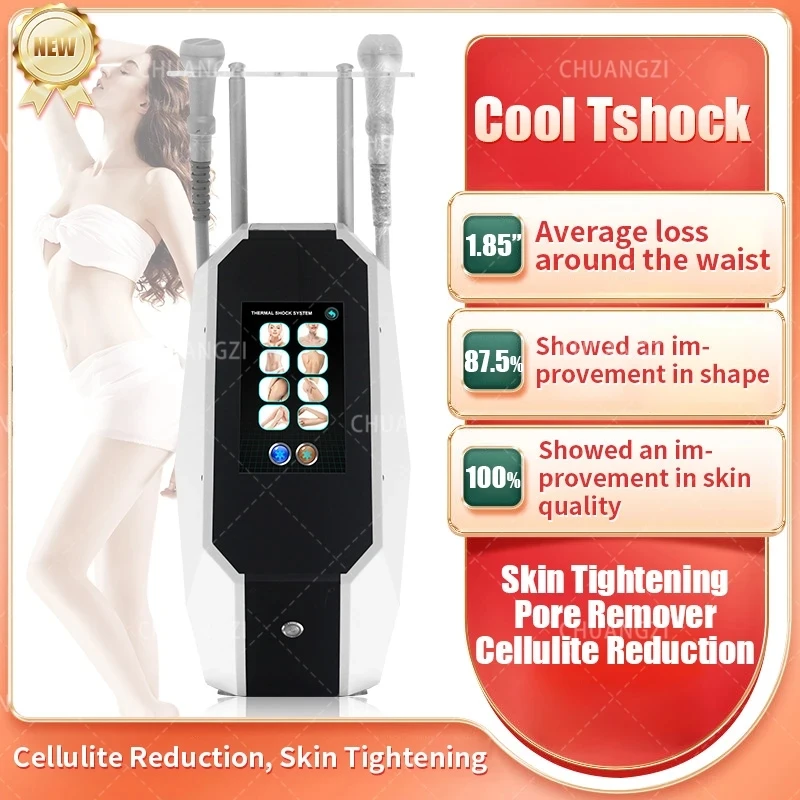 

2024 NEW-Cool Tshock Thermal Shock&EMS Boby Contouring Ellulite Decrease Skin Tightening Pore Remover Cellulite Reduction