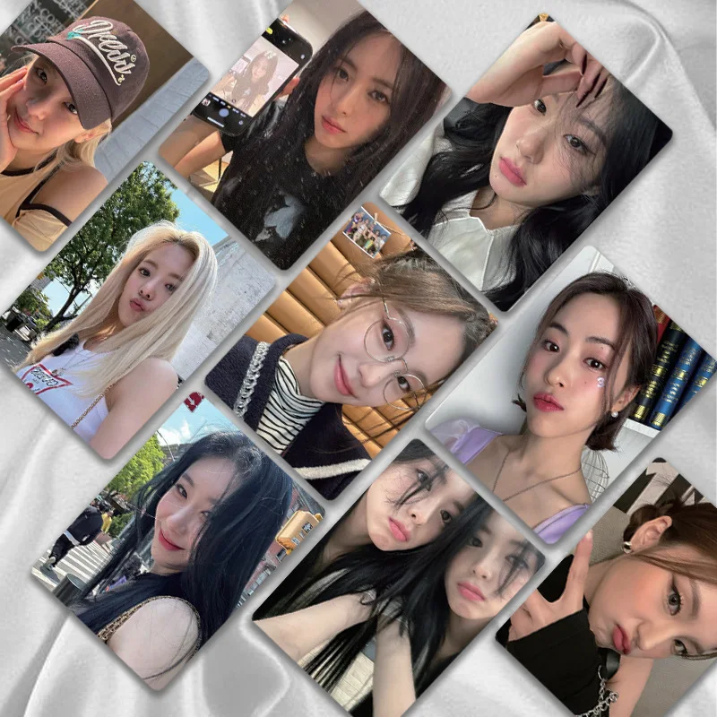 50pcs/set KPOP ITZY Album Laser Small Card LOMO Card YEJI Lia RYUJIN CHAERYEONG YUNA Girl Gift Postcard Glitter Photo Card