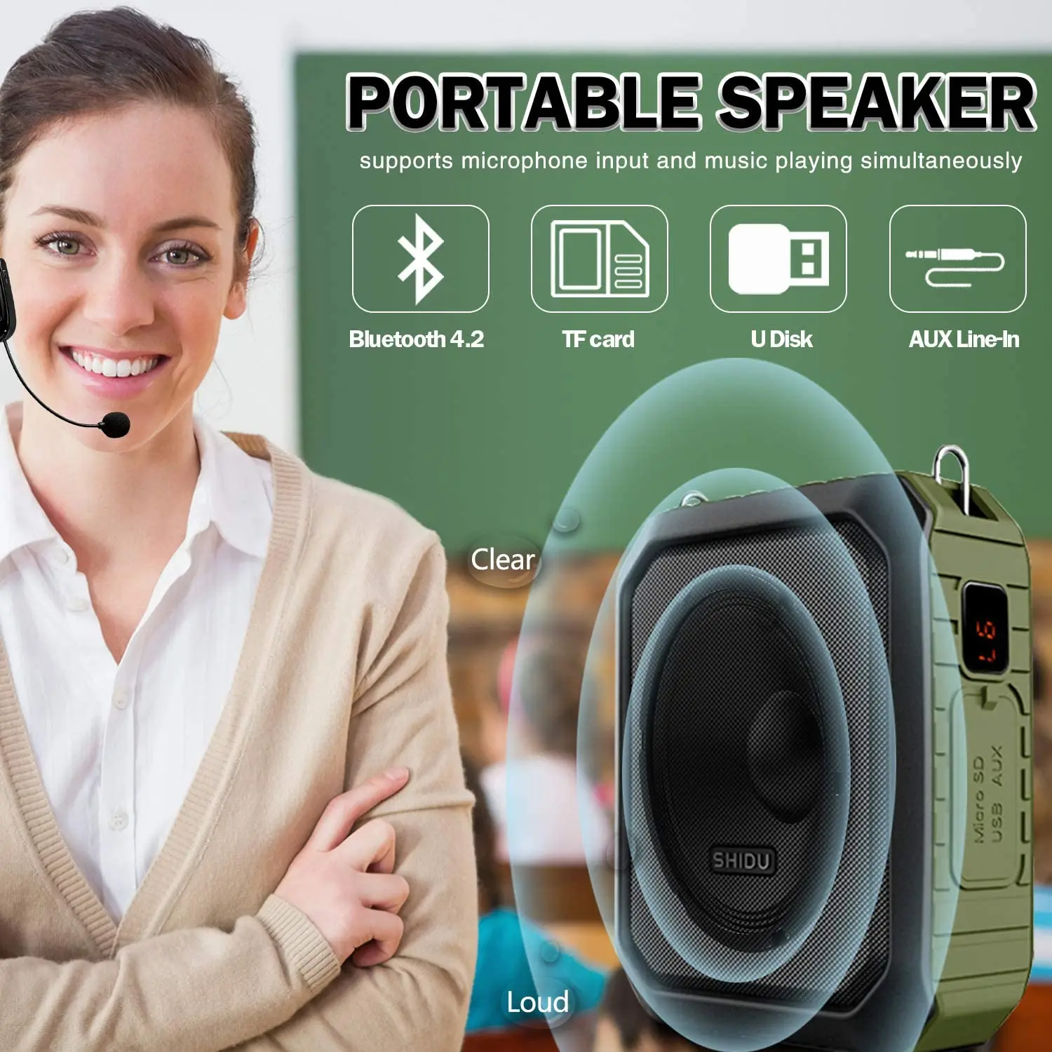 Thumbnail 4 - #4 Trending Portable Megaphone Speakers Right Now