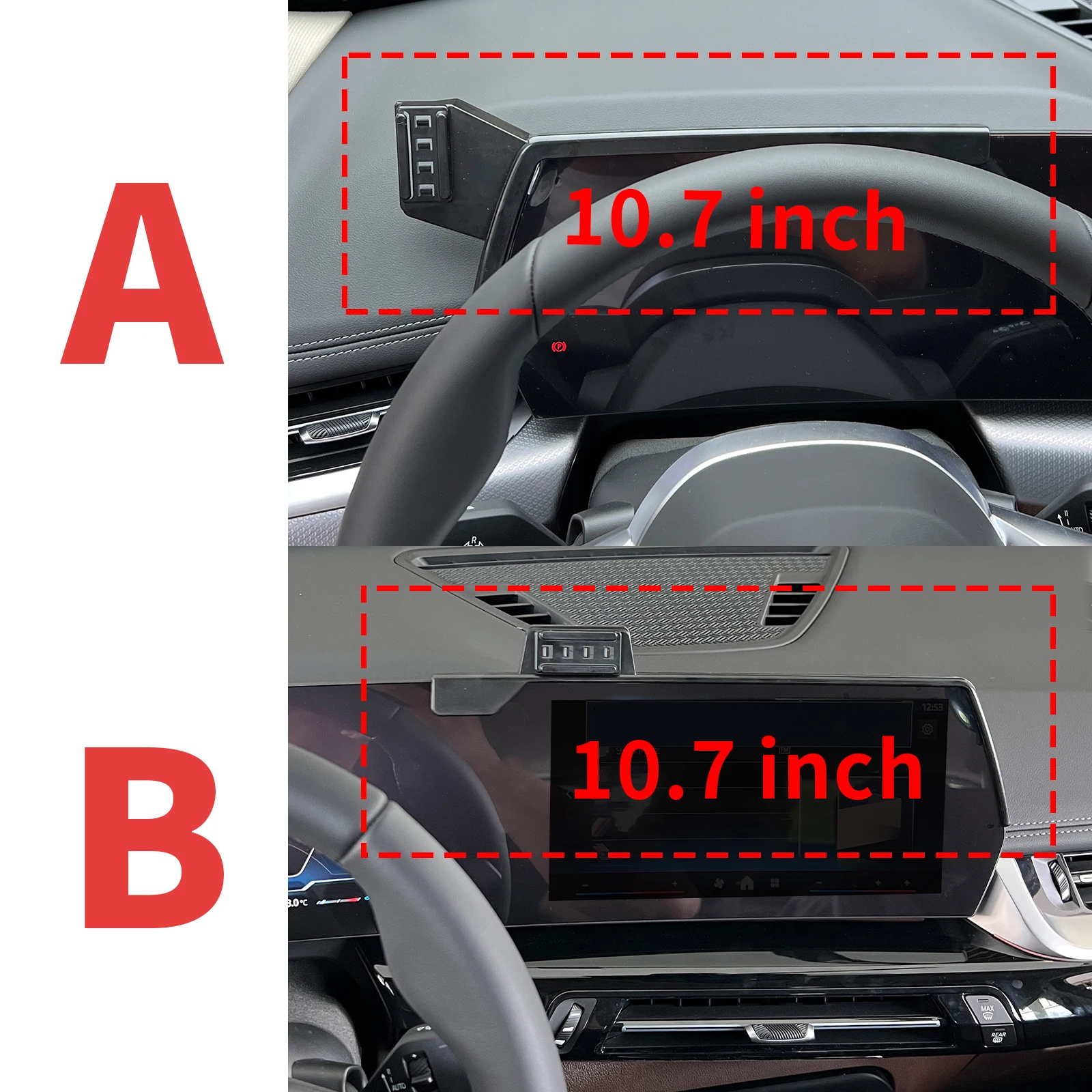 for BMW 1 Series 2024 2025 2026 BMW120 116 M135 XDrive Stable Clip-On Phone Holder Mount Screen Base No Vibration Accessories