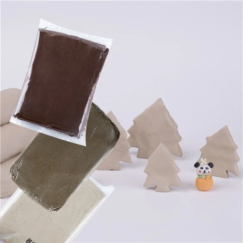 500g Air Dry Soft Clay for Kids No Bake Modeling Dough DIY Craft Supplies School Art Project Material Safe Non-Toxic