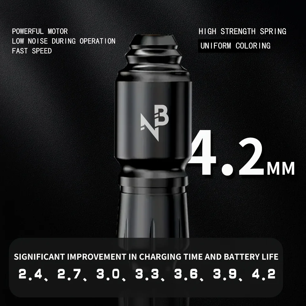 Kit de pistola de tatuagem, kit de máquina de tatuagem sem fio, kit de pistola de tatuagem, com fonte de alimentação de tatuagem e 20 peças de seringa de tatuagem, kit completo de tatuagem, suprimentos de tatuagem para iniciantes