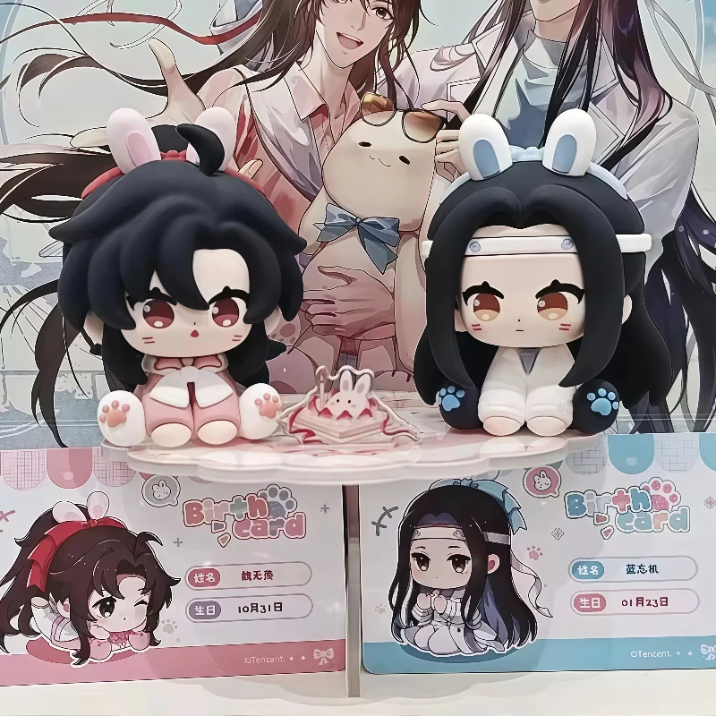 

Оригинальная фигурка «Древний предок магии» Вэй Уэйсянь и Лан Ваньцзи, аниме-фигурка, украшение, коллекционная игрушка из серии «Магия» (МДЗС), подарок на день рождения