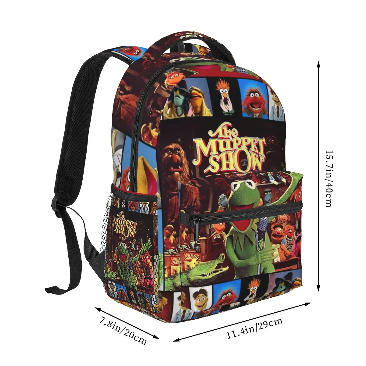 Imagem -02 - Muppet Labs Mochila para Meninas Meninos Viagem Mochila Mochilas para Adolescente Escola Bolsa