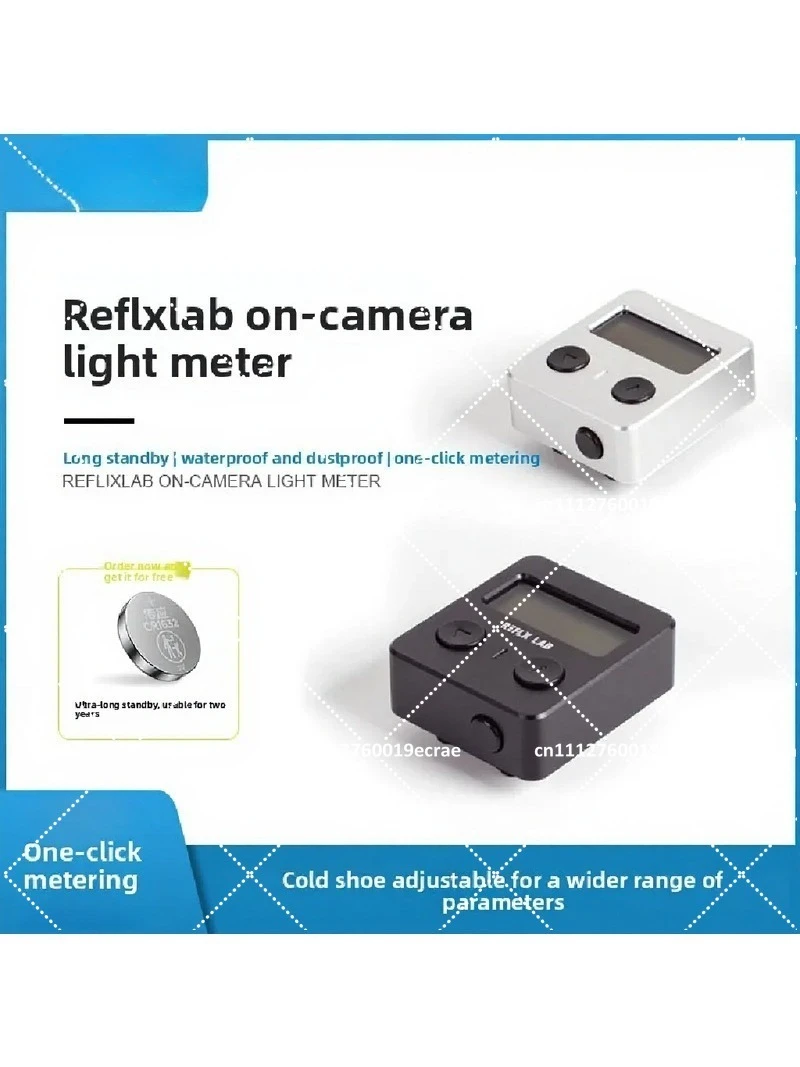Metal Top Light Meter External One Click Real-Time Metering