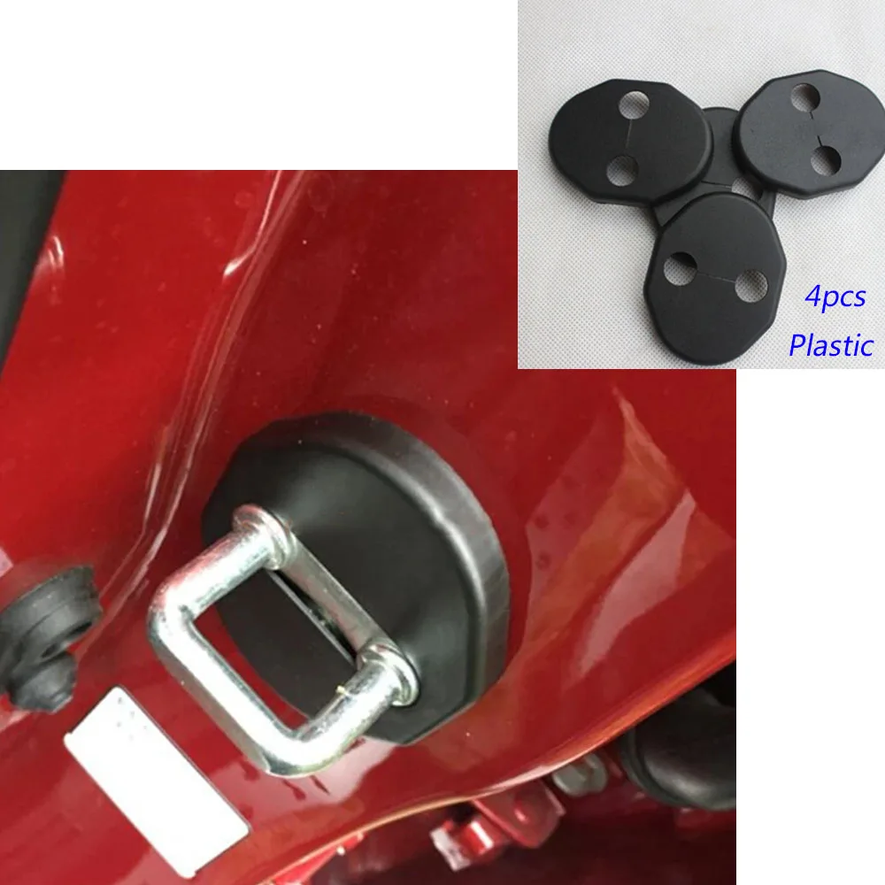 For Hyundai IX35 2018 2019 2020 Car Body Styling Interior Plastic Anti Rust Water Proof Door Lock Keys Key Buckle Cover 4PCs