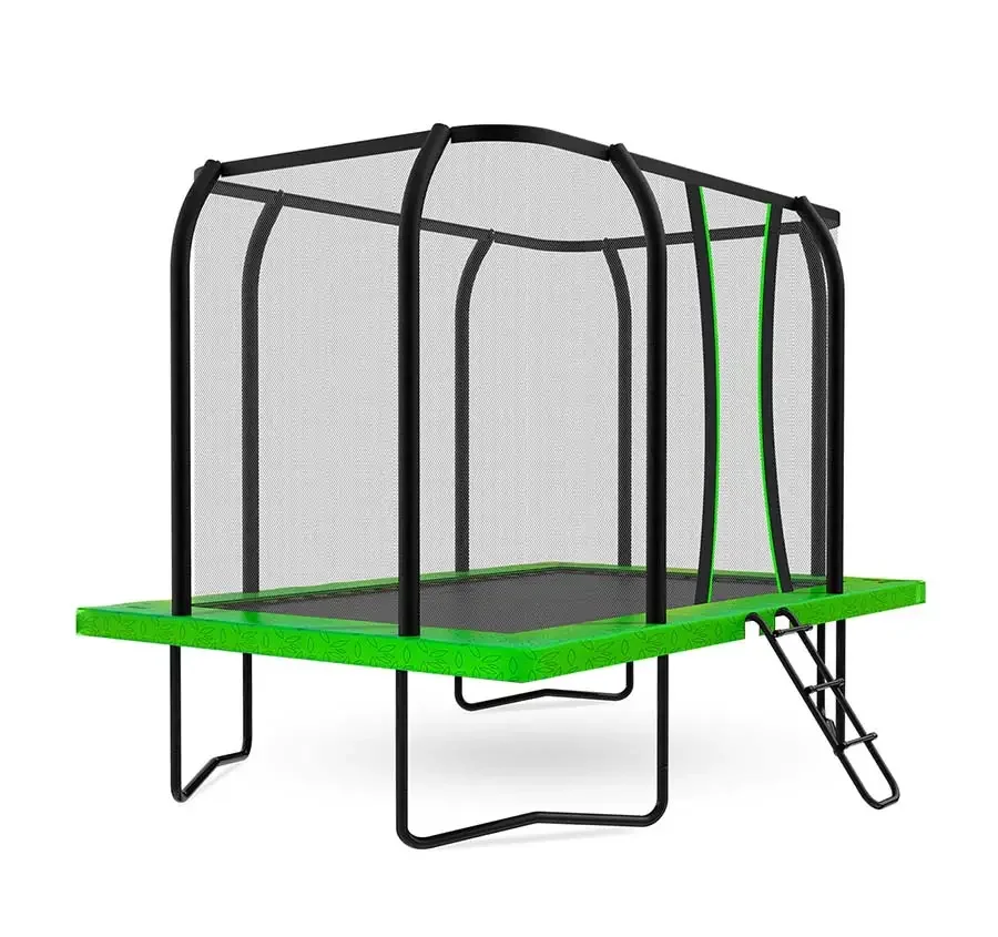 6-16ft Rectangular Toddler Trampoline With Swing Safety Fence Net For 3-8 Years Old 2026