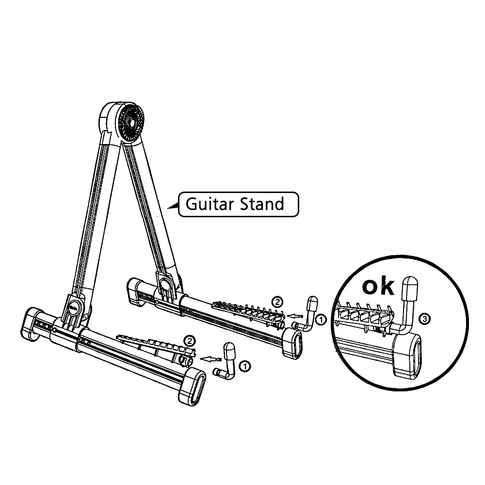 JEStand-Support pliable universel pour instrument de musique acoustique T1, accessoire pour violon et ukulélé