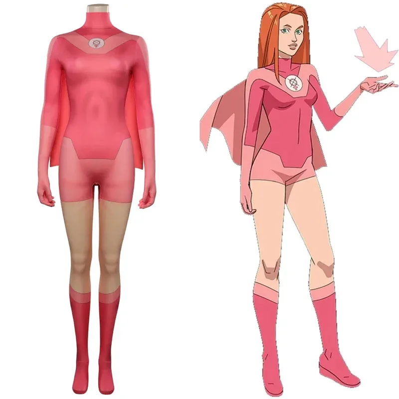 CyInvincible Atom Eve تأثيري فانتازيا زي تمويه الكبار النساء بذلة ارتداءها عباءة وتتسابق الإناث هالوين كرنفال سو