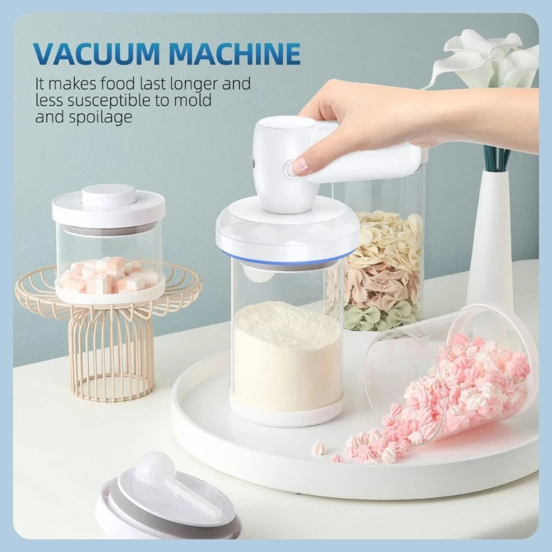 電気メイソンジャー真空シーラーキットコードレス自動ジャーシーラーセット食品用