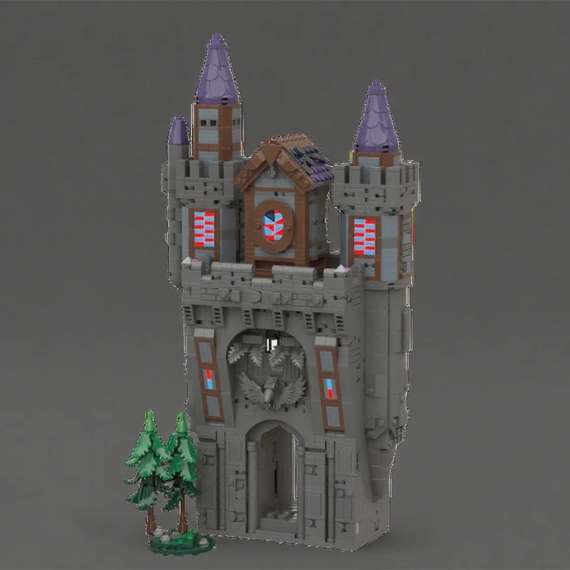 2407PCS MOC Wizard's Castle Modular Fantasy Era Castle DIY Building Blocks Set Assembly Toy for Kids Birthday Present