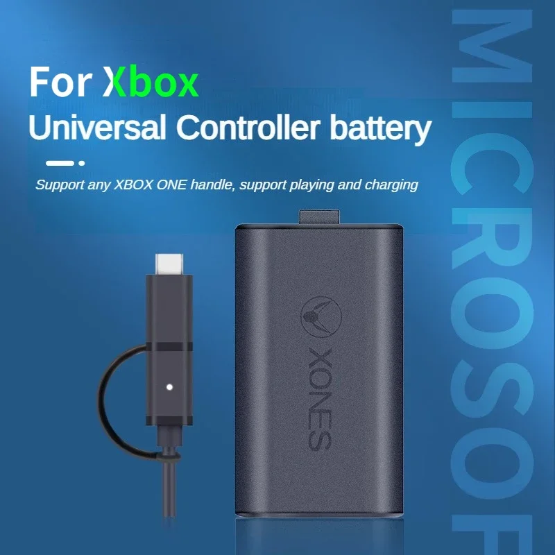 Battery Charging Combination Set for Xbox Controller Battery Pack XBOX One S/X Series Game Gamepad 1200mAh