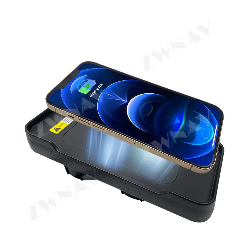 لرينو كليو 4 2013-2018 نماذج جزءا لا يتجزأ من إدراج وحدة التحكم المركزية شحن الوسادة سيارة ترقية وحدة شاحن لاسلكي #2