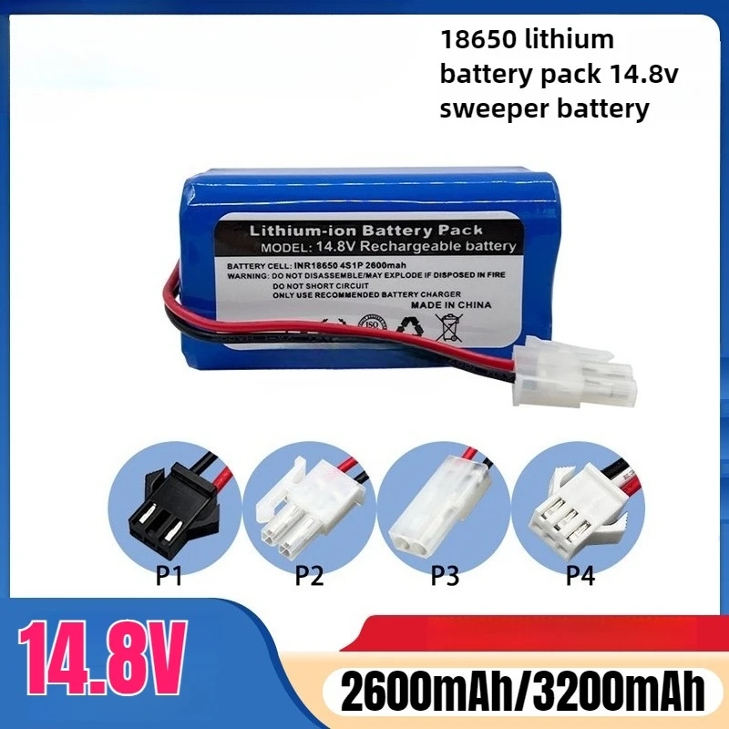 

14.8V 2600mAh 3200mAh Lithium Battery For XiaoMi G1 For Panasonic MC-WRC53 For Phicomm X3 FLYCO FC9601 FC9602