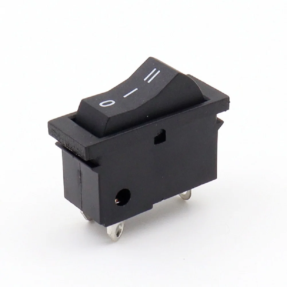 1Pc 15A 3-Position 3-Pin Rocker Switch Latching Power Control For Hair Dryer Blower Red Flame Retardant IP65 Rated