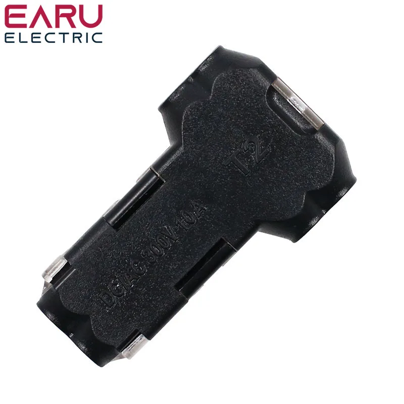 5/10Pcs/lot 2 Pin 2 Way 300v 10a Universal Compact Wire Wiring Connector T SHAPE Conductor Terminal Block With Lever AWG 18-24