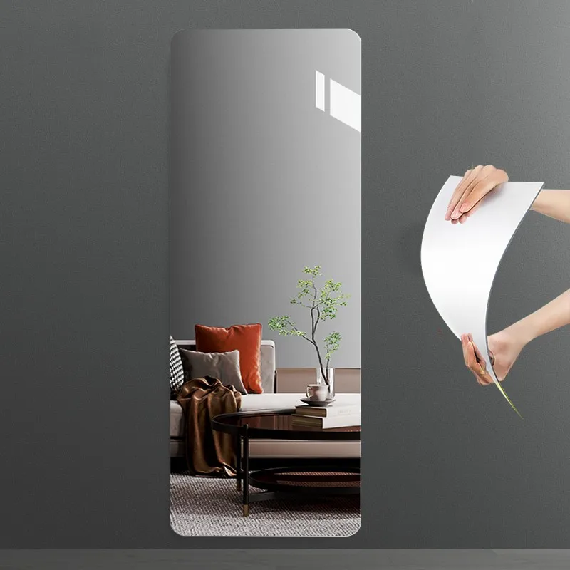 

Soft mirror attached to the wall Self-adhesive acrylic high definition full body full-length mirror attached to the wall