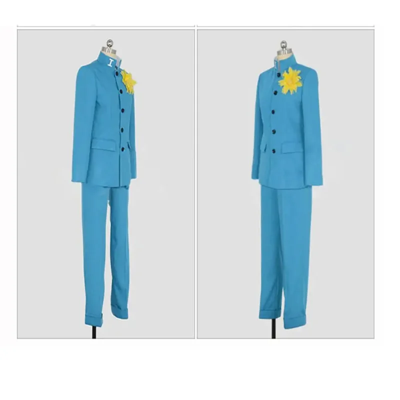 Tsumi 코스프레 의상 블루 제복 정장 의상 학생 학교 의상