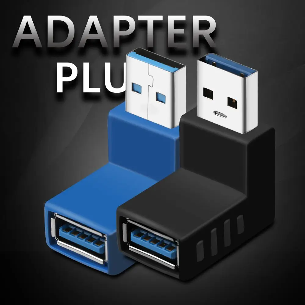 M/F High Speed Extension Coupler Type A Male To Female Right+Left USB 3.0 Adapter Plug
