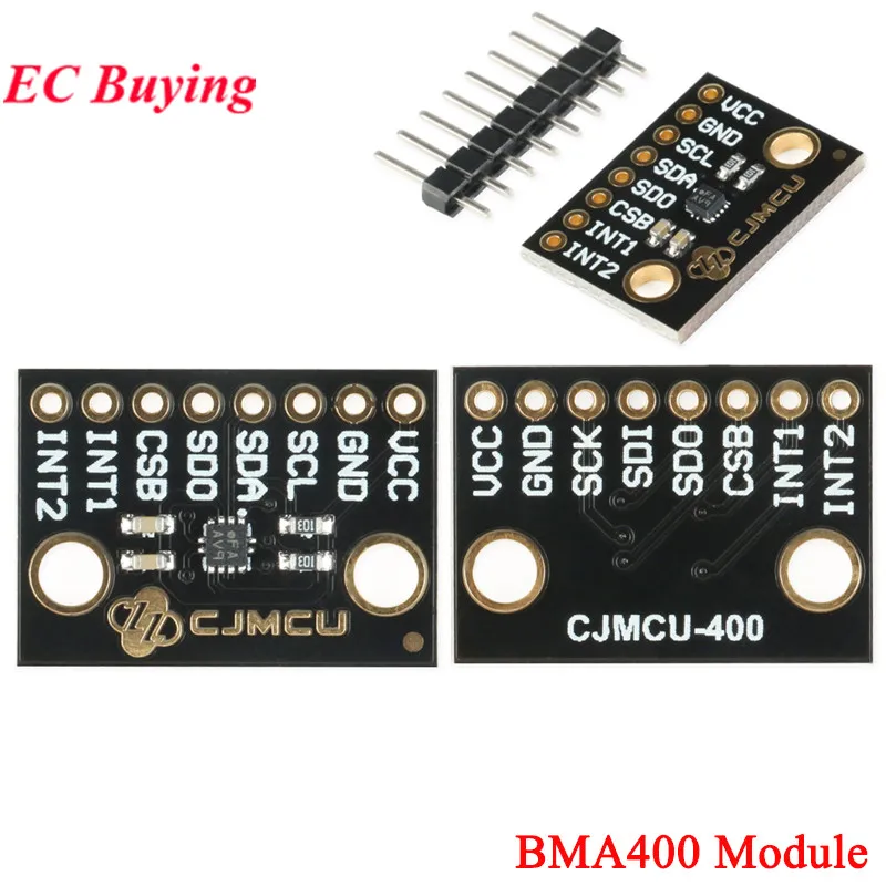 5 stks/1 st BMA400 Drie 3 Axis Accelerometer Sensor CJMCU-400 Low Power Acceleratie Module Chip SPI IIC Interface Wearable