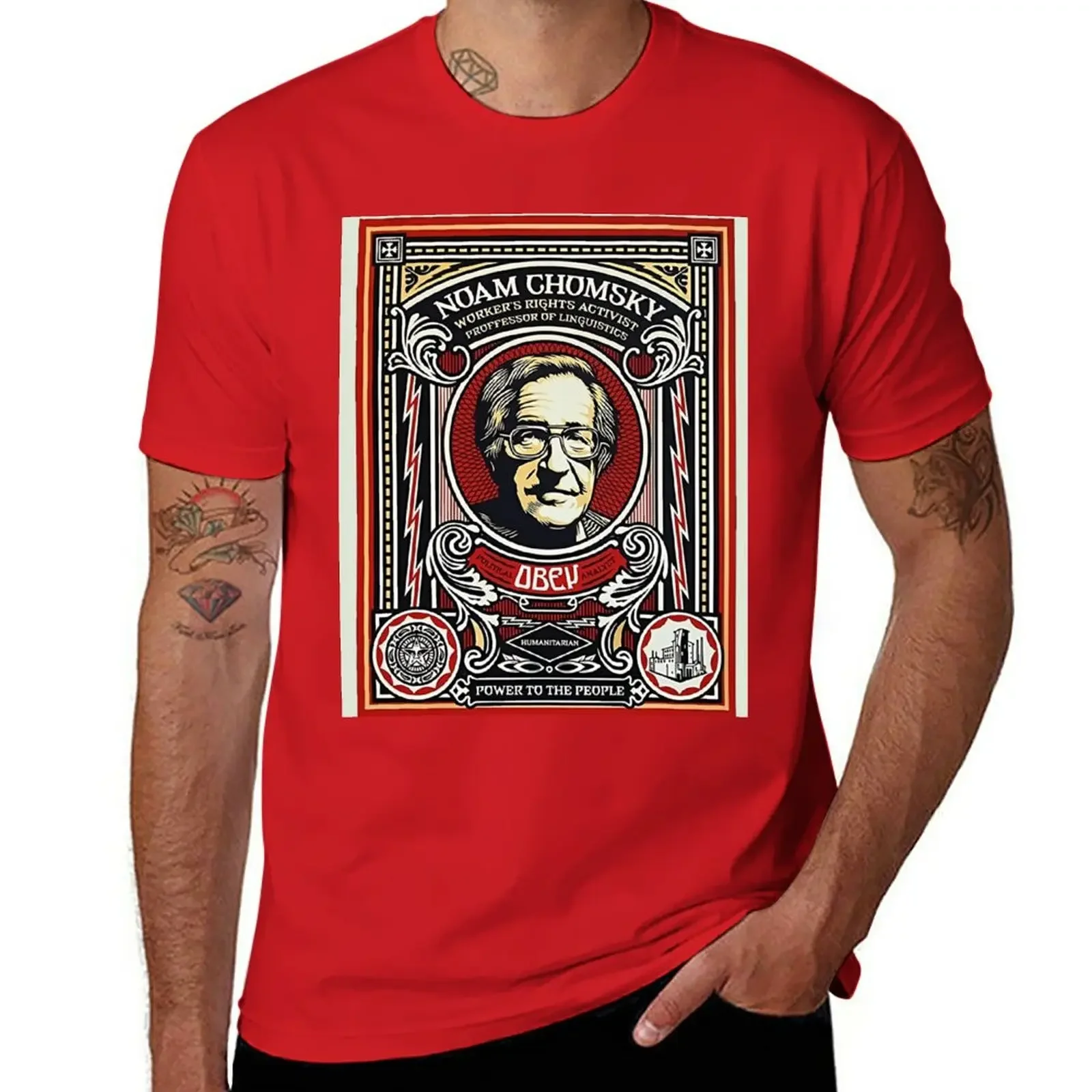 New Noam Chomsky T-Shirt quick drying shirt vintage t shirt oversized t shirts for men