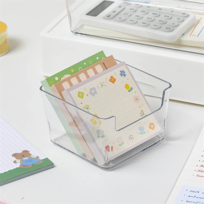 1pc Ins Acryl Transparent Lagerung Box Student Desktop Schreibwaren Sortierung Box