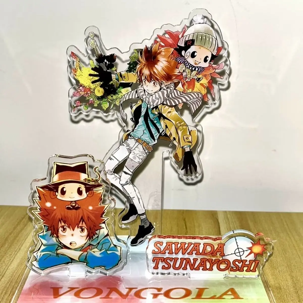 

Sawada Tsunayoshi Acrylic Stand Figure HITMAN REBORN! Anime Peripherals Cute Cartoon Originality Desktop Ornament Gifts New