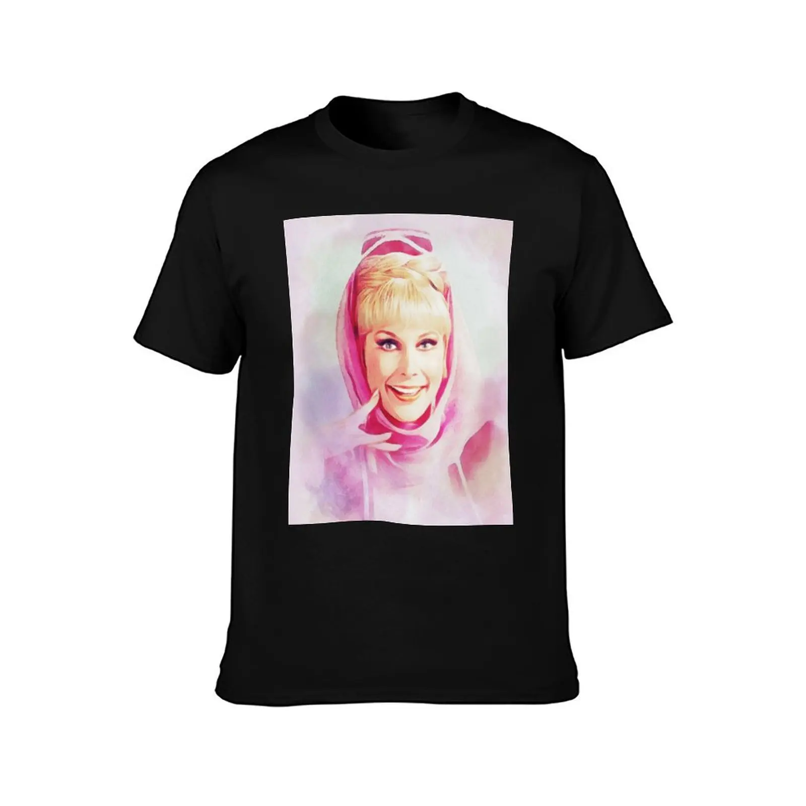 Barbara Eden, Vintage Actress T-Shirt Work Style Casual T-Shirt