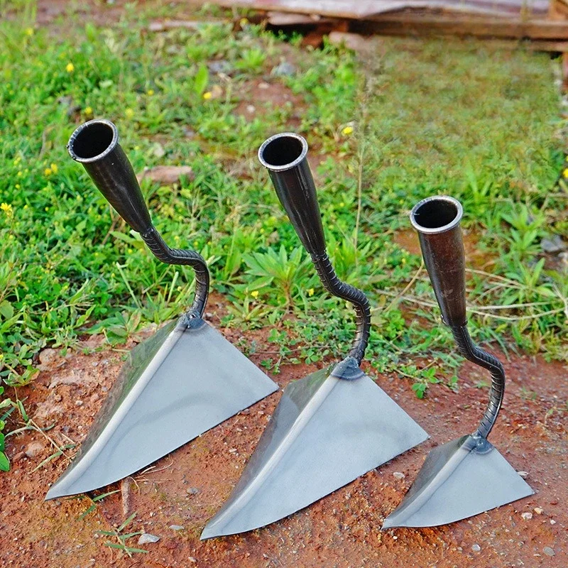 Triangle Hoe Multi Functional Agricultural Vegetable Planting Plowing Land Four Options Available Hole Design Easy To Fixing