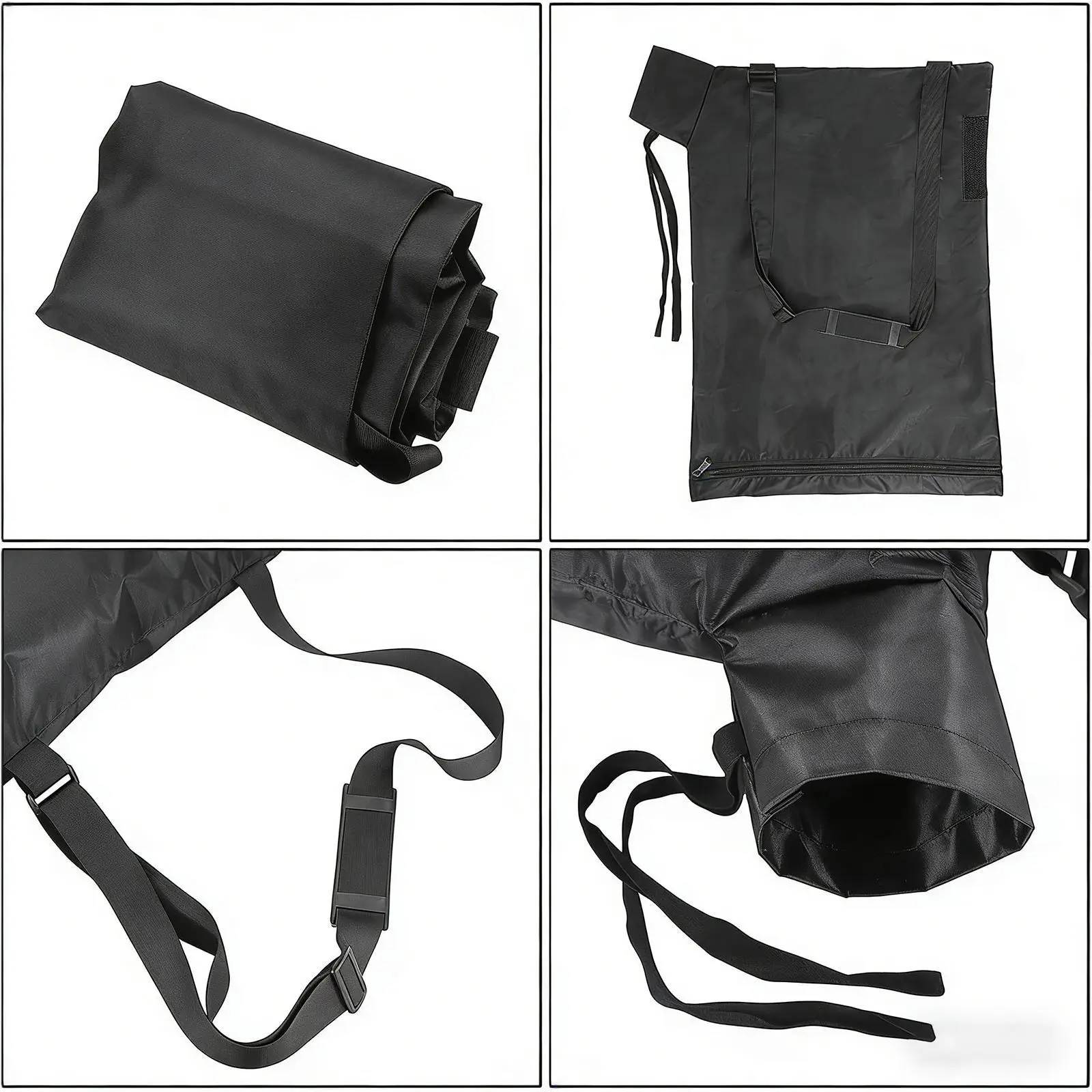

Leaf Vacuum Blower Bag Adjustable Shoulder Strap Large Capacity Leaf Collection Bags