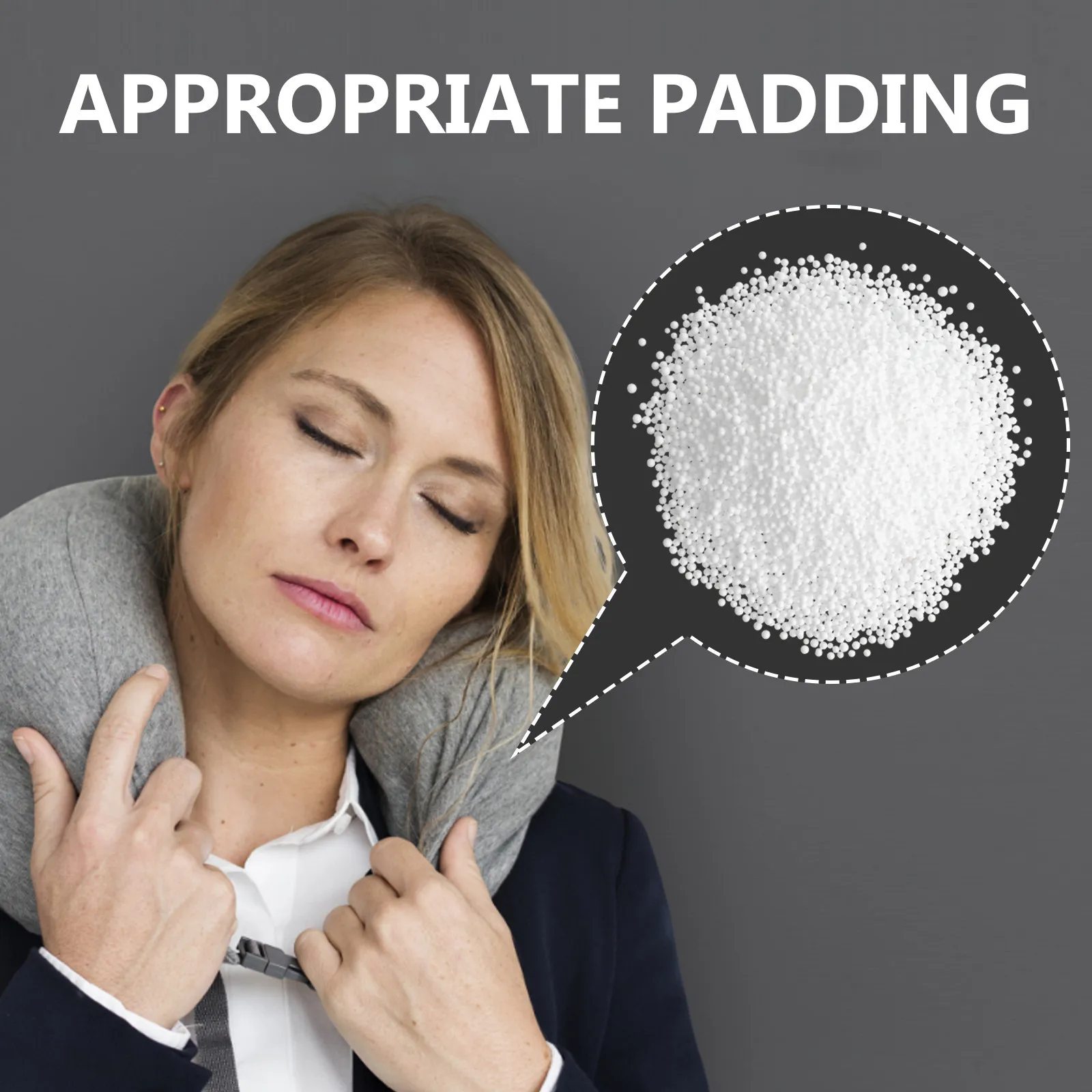 

1 Bag Foam Balls Multi-Use Filler for Couch Pillow Stuffing DIY Craft Project Indoor Snow Decoration Polystyrene Beads