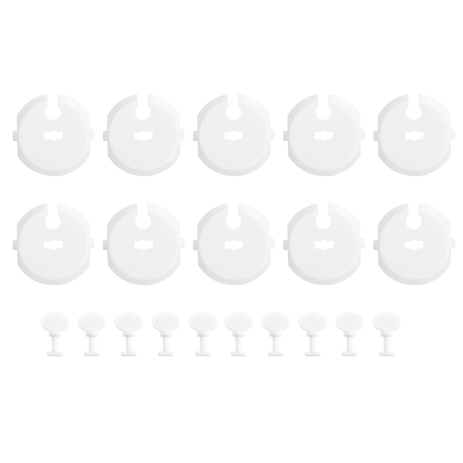 

20Pcs Baby Plug Covers Childproof Electric Socket Protective Outlet Cover Safety Cap for Home Kitchen Living Room