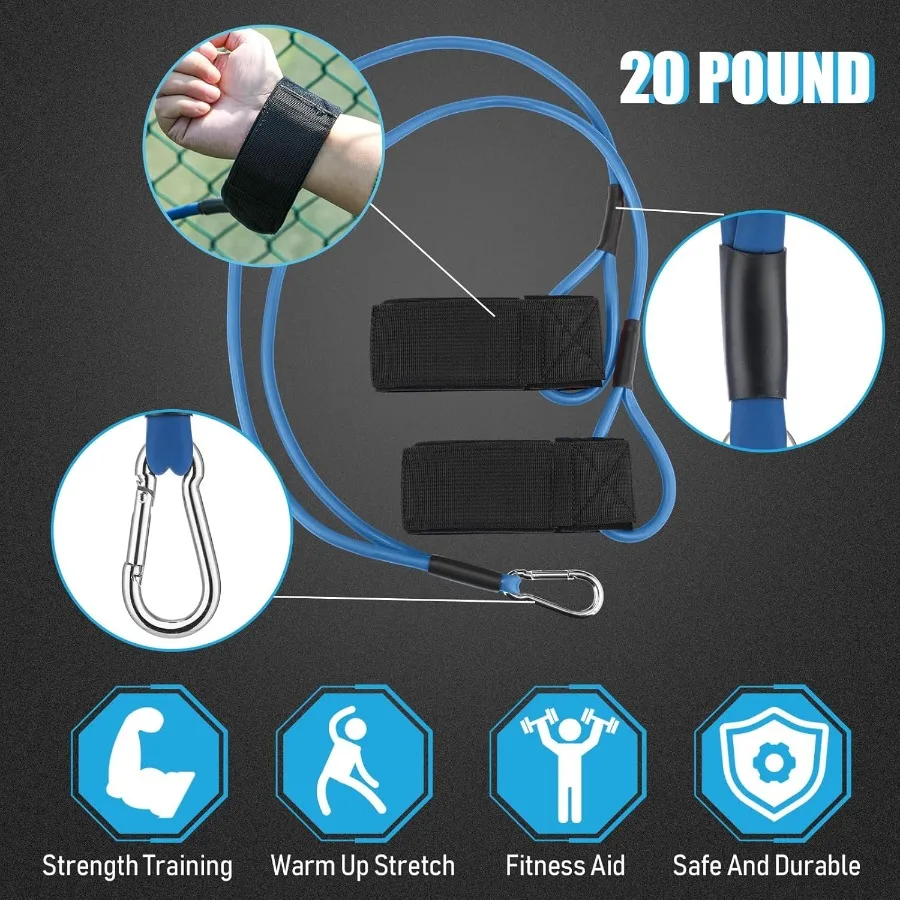 30lb honkbalbanden sportweerstand oefenbanden voor armkrachttraining en softbal honkbal pitching praktijk ideaal