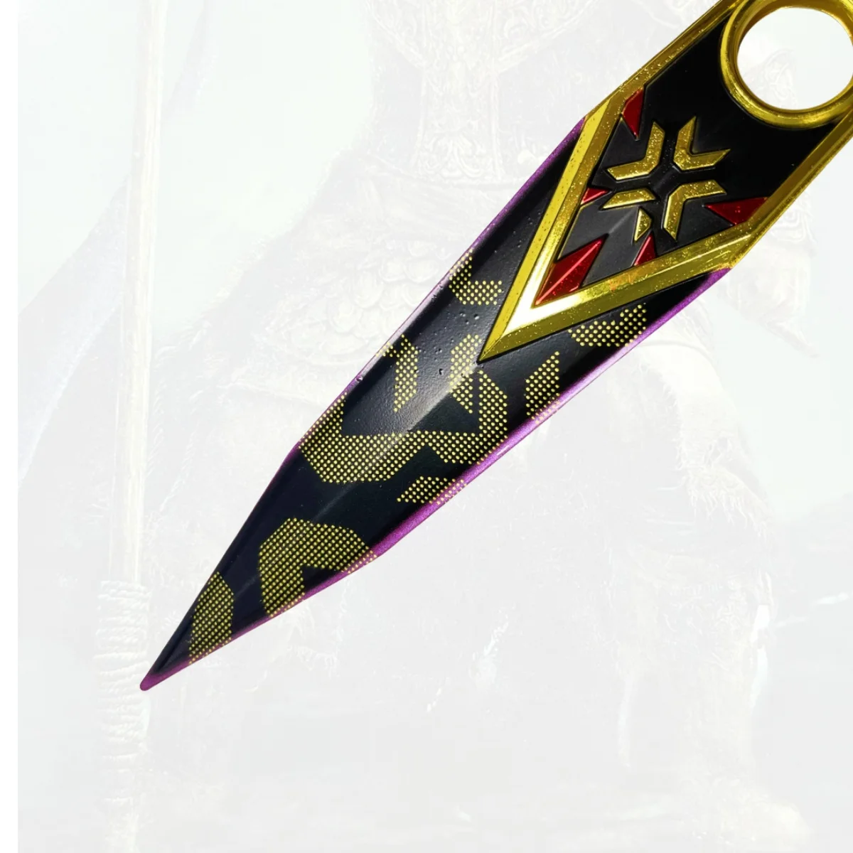 Valorant Kunai – épée Katana en métal, 11 pouces, sabre de samouraï Original, couteau Ninja, sabre Katana japonais, accessoires de Cosplay, jouet accessoire