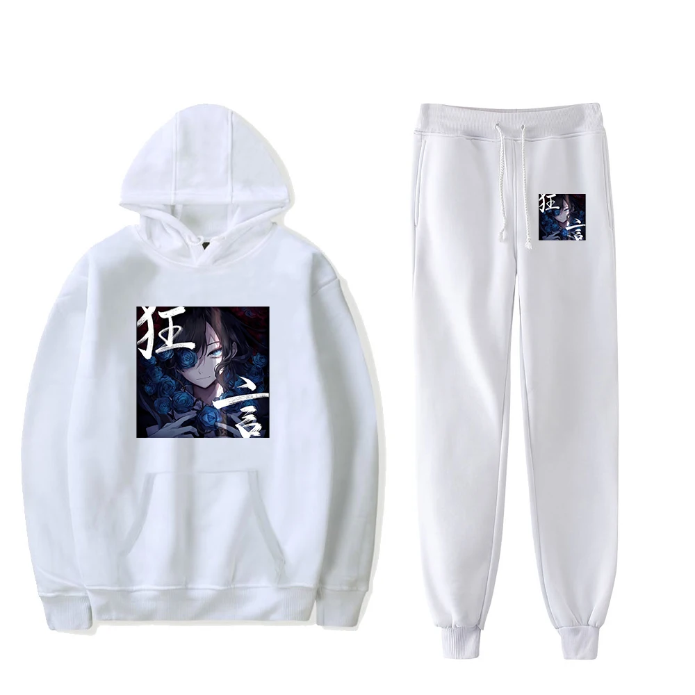 Ado Kyogen Album 2024 Tour Hoodie Jogger Broek Tweedelige Set Sweatshirts + Joggingbroek Harajuku Streetwear Heren Dames Set