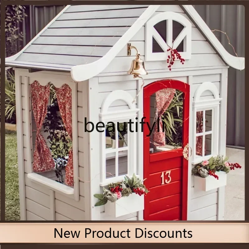 

Asmt56 Kindergarten Outdoor Cabin Play Cabin, House, Toy Cabin Play Room